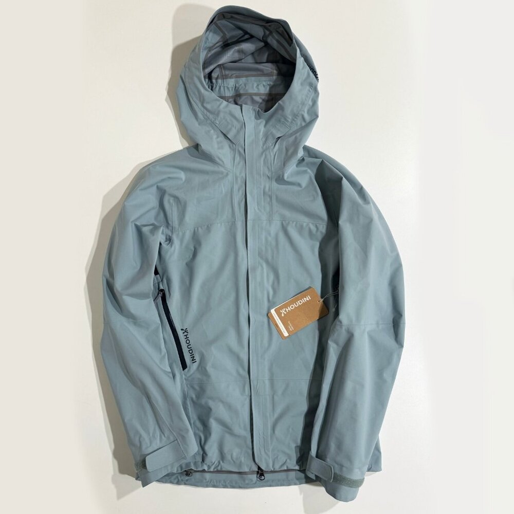 Houdini Women's 'BFF Jacket' in 'Sunday Blues' Size XS NWT Waterproof Hardshell